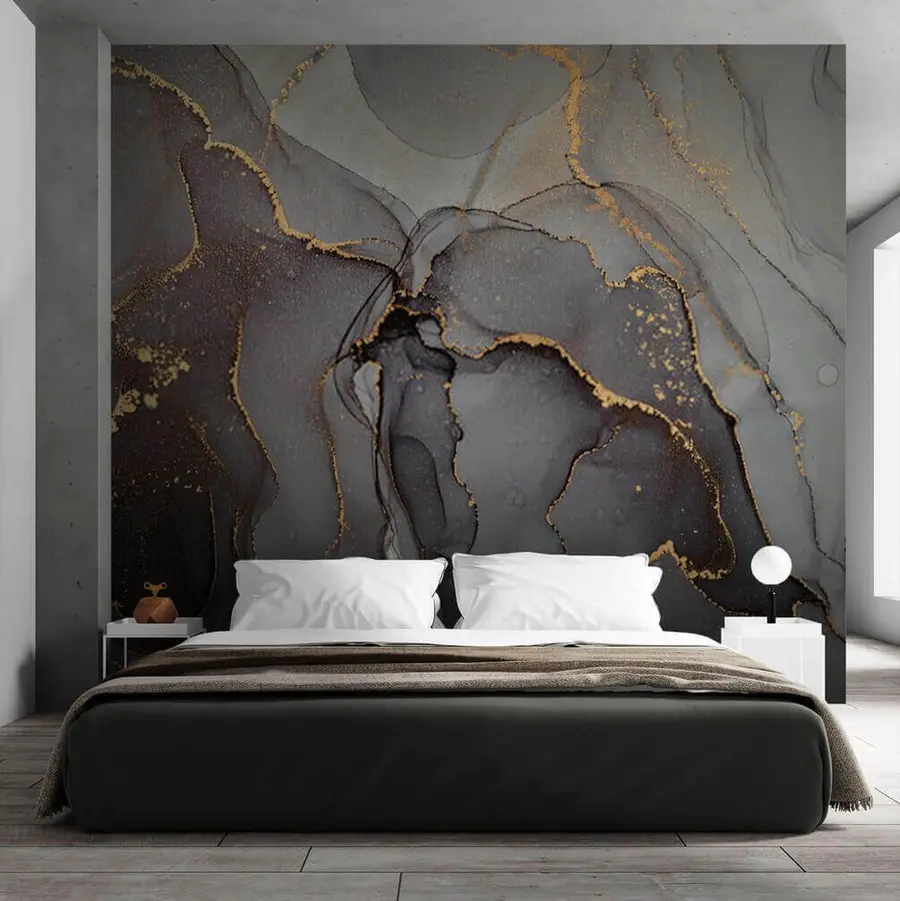 Fototapetes Grafīta marmors u49895