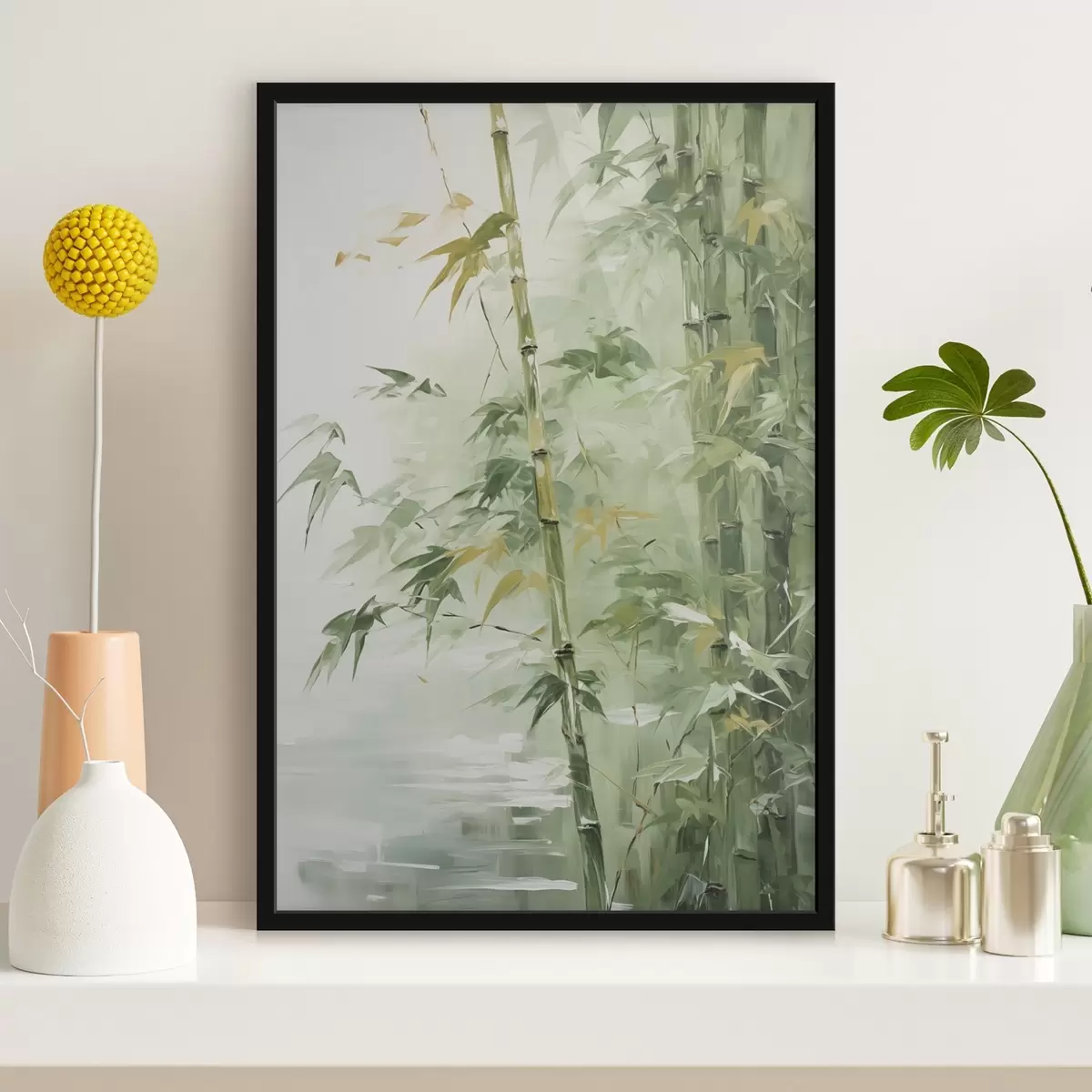 Plakāts Bambusa birzs imitācijas glezniecība f42118