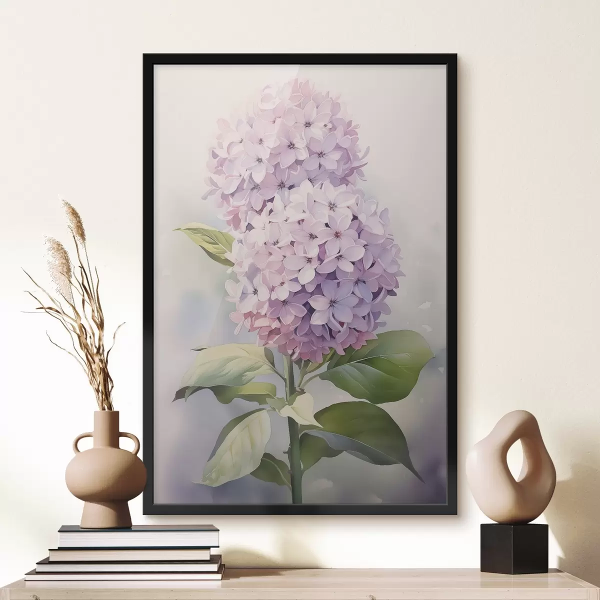 Plakāts Hiacintes zaru imitācija akvarelis f42120