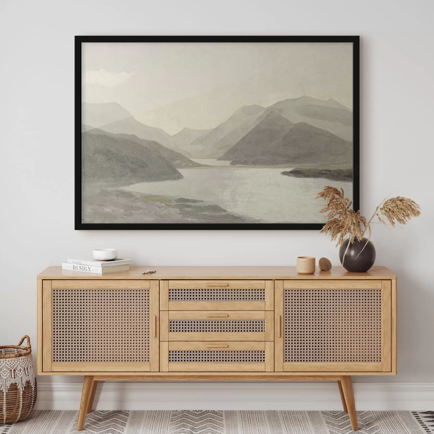 Glezna Ezers kalnos f32629