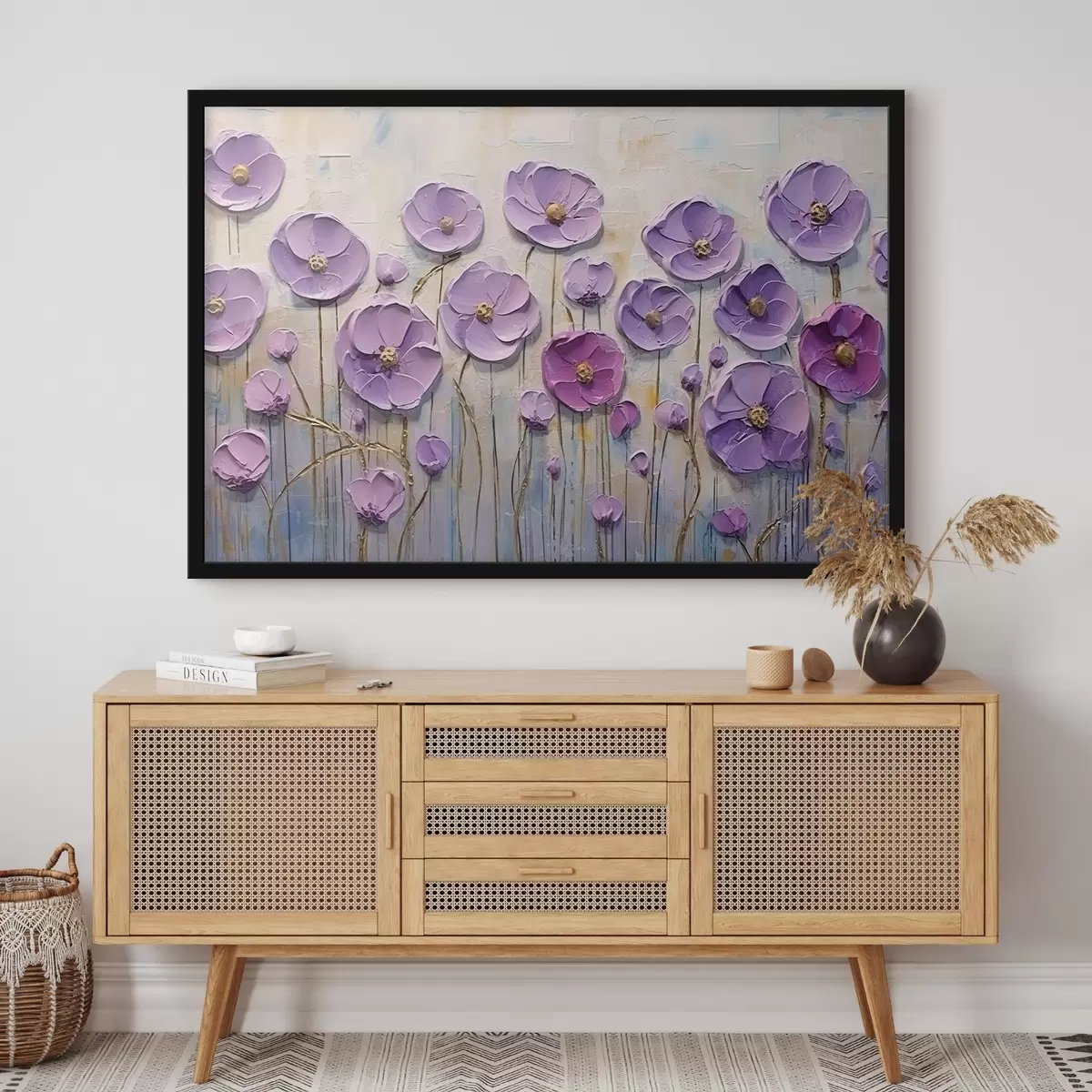 Plakāts Pavasara ziedu eļļas glezna uz audekla f34856