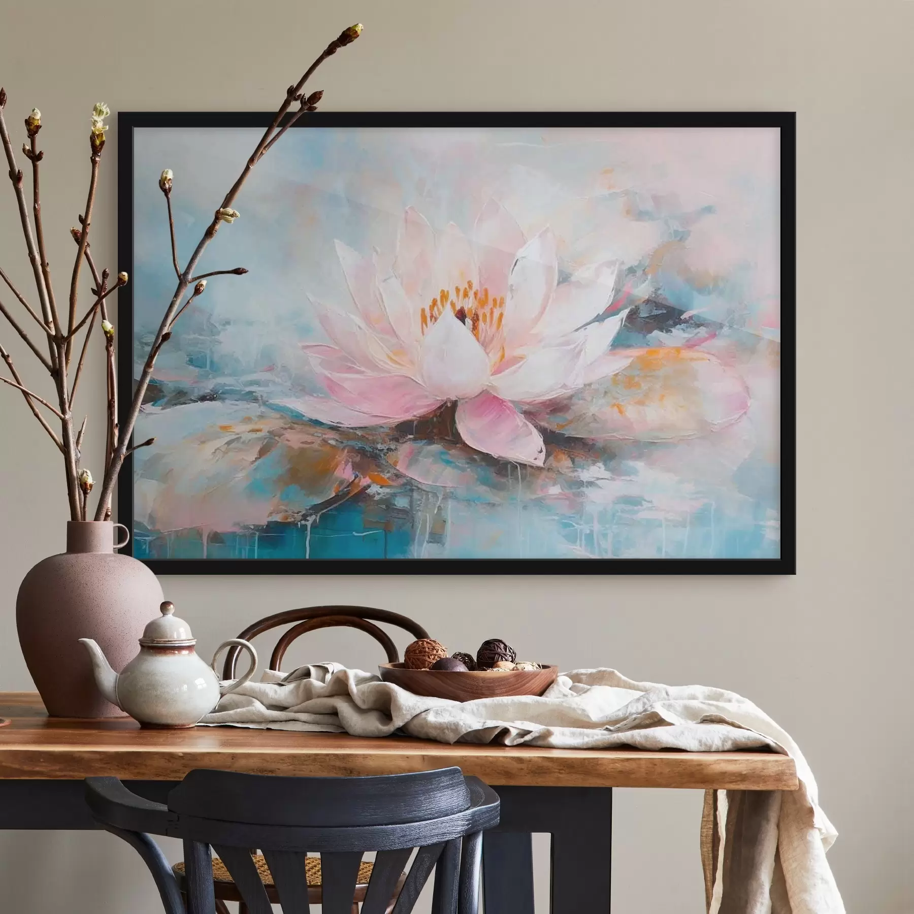 Fototapetes Akvareļu peoniju ilustrācija f35449