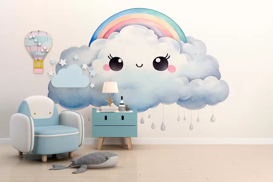 Fototapetes Mākonis ar varavīksni w02531