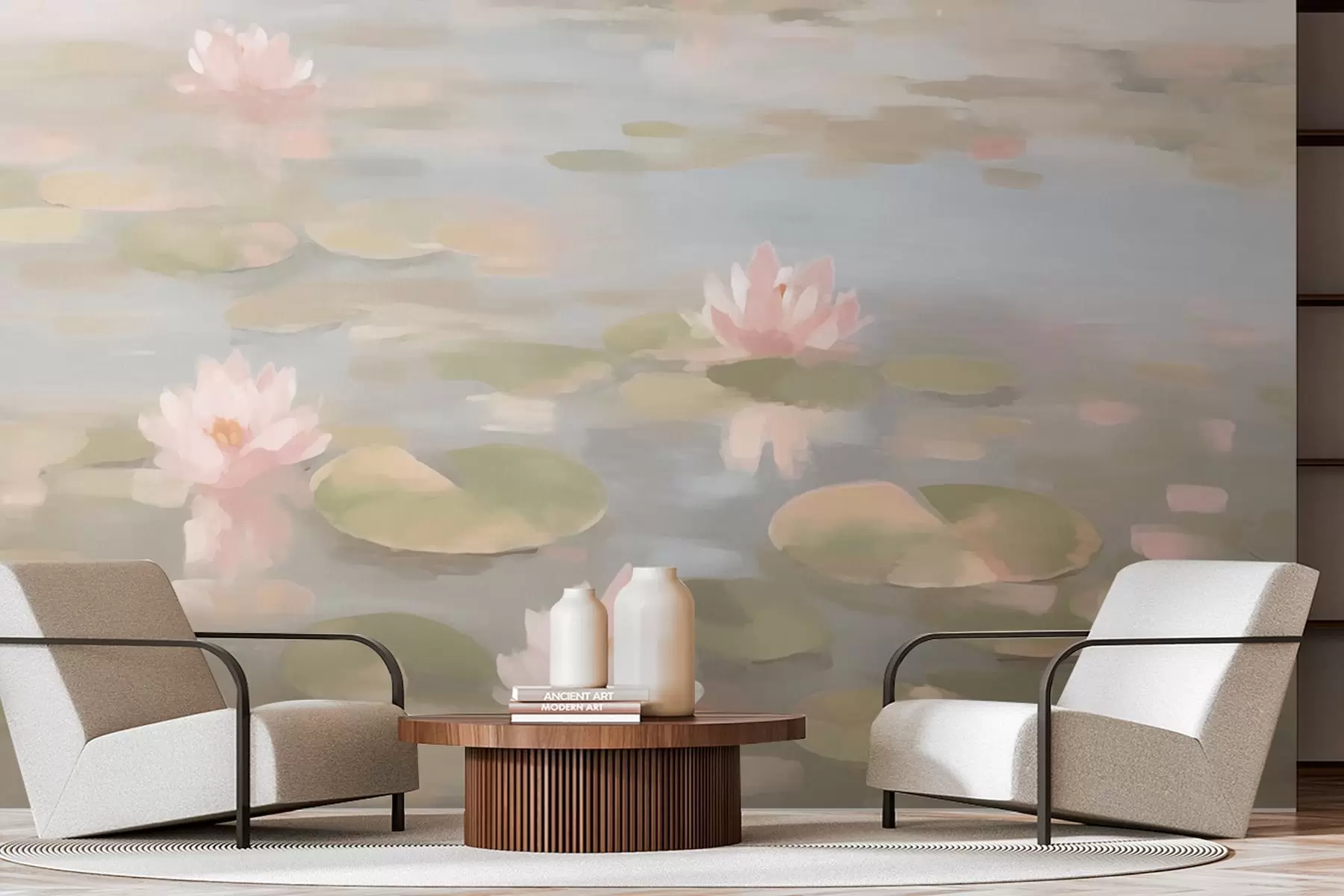 Fototapetes Ūdens liliju ziedi w08548v1