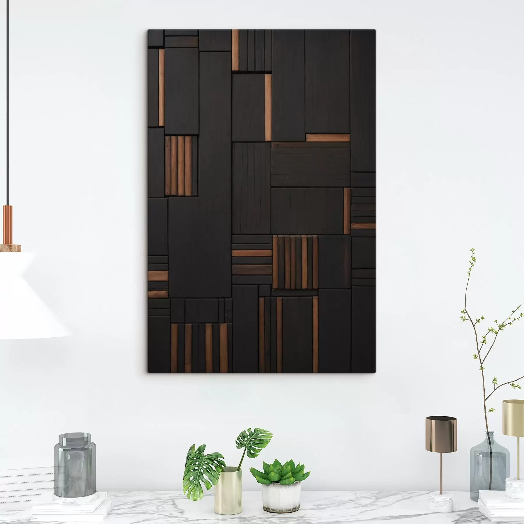 Fototapetes Siena ar koka flīžu attēlu s41782