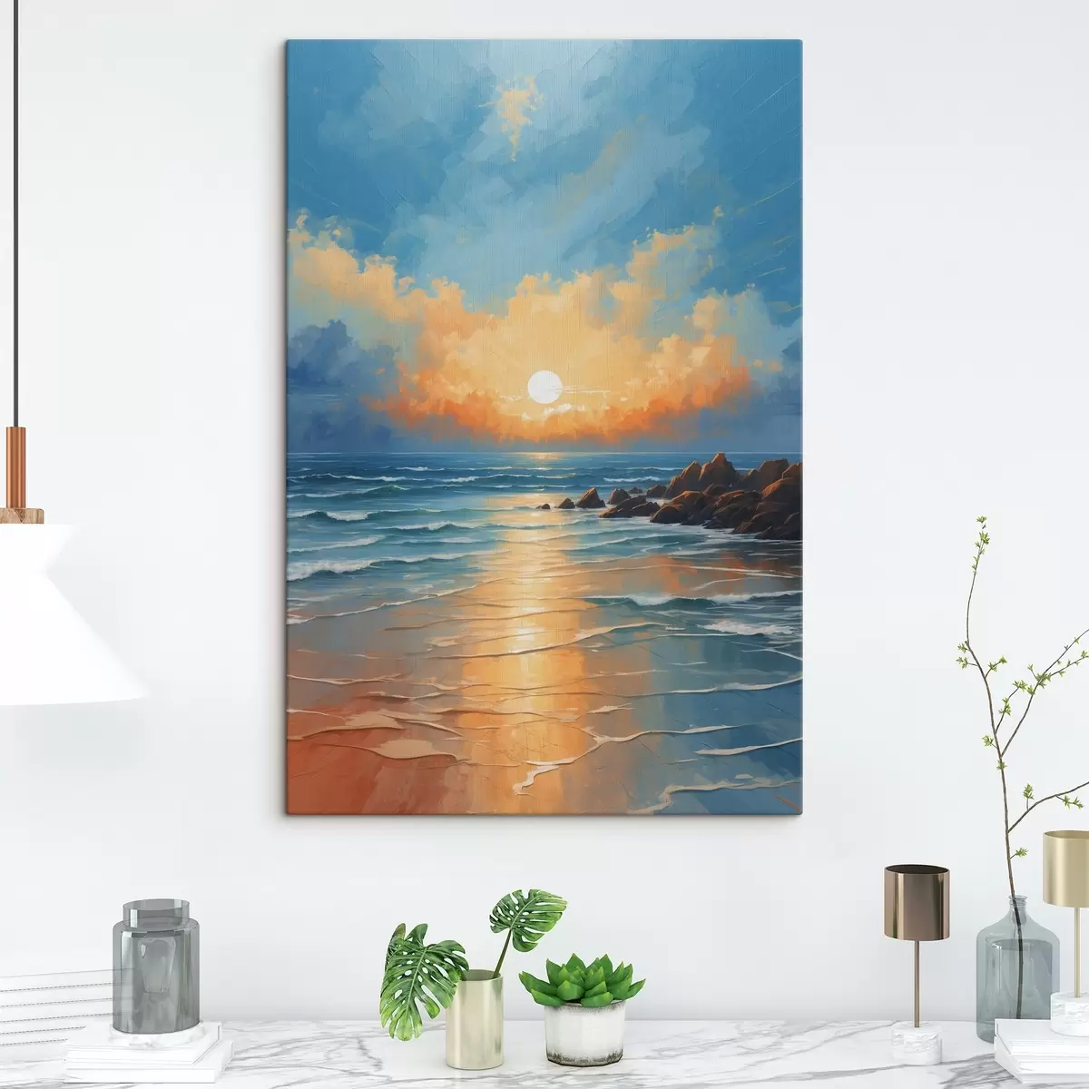 Glezna Jūra un akmeņi s42093