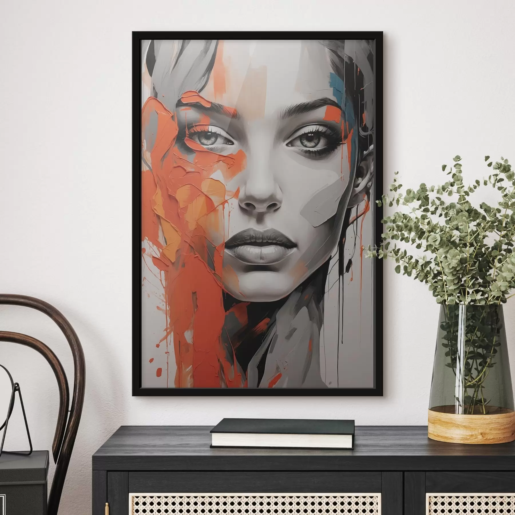 Fototapetes Meitenes seja eļļas gleznošanas stilā f41764