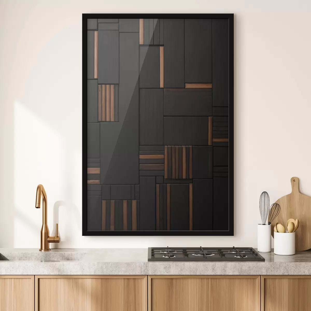 Plakāts Siena ar koka flīžu attēlu f41782