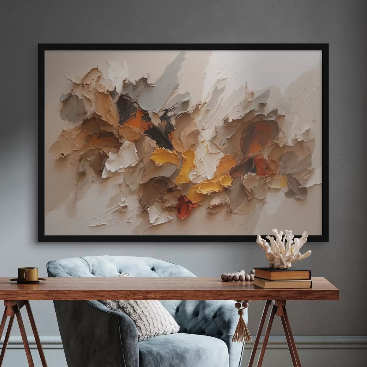 Plakāts Abstraktā glezniecība eļļas glezna stilā f42087