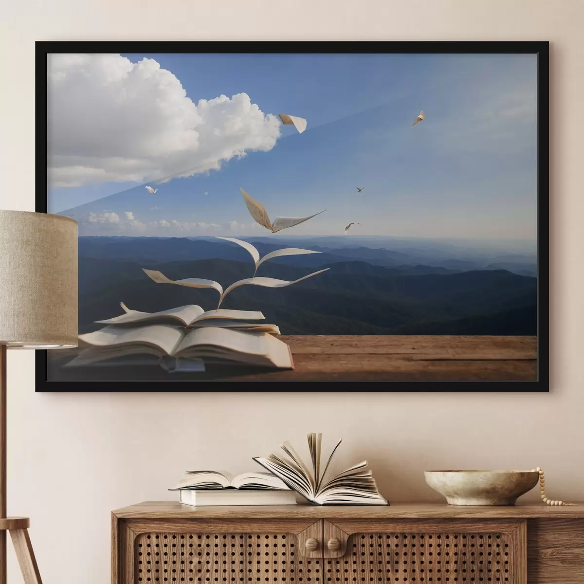 Plakāts Lidojošas grāmatas lappuses f42095