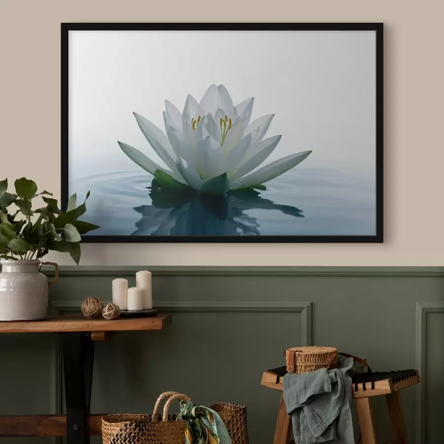 Fototapetes Lilija peld uz ūdens f42098