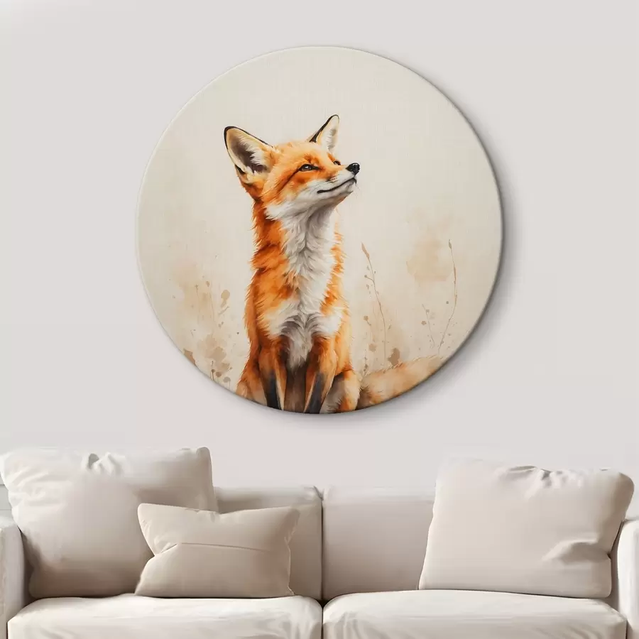 Glezna Lapsa uz smilškrāsas fona r41778