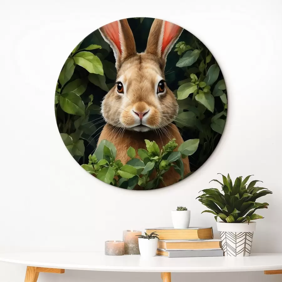 Glezna Zaķis krūmos r41779