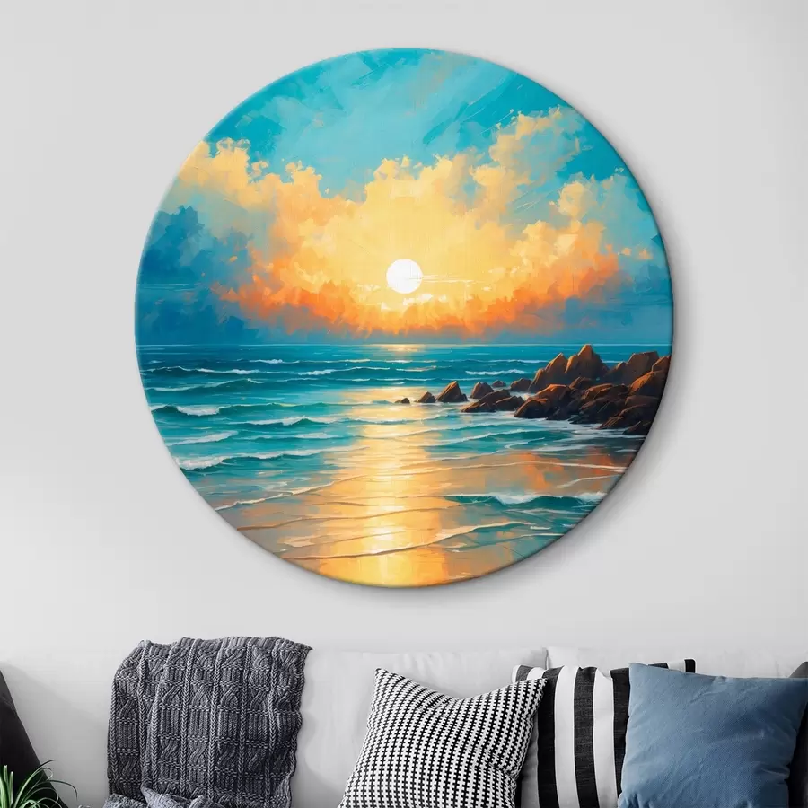 Glezna Jūra un akmeņi r42093