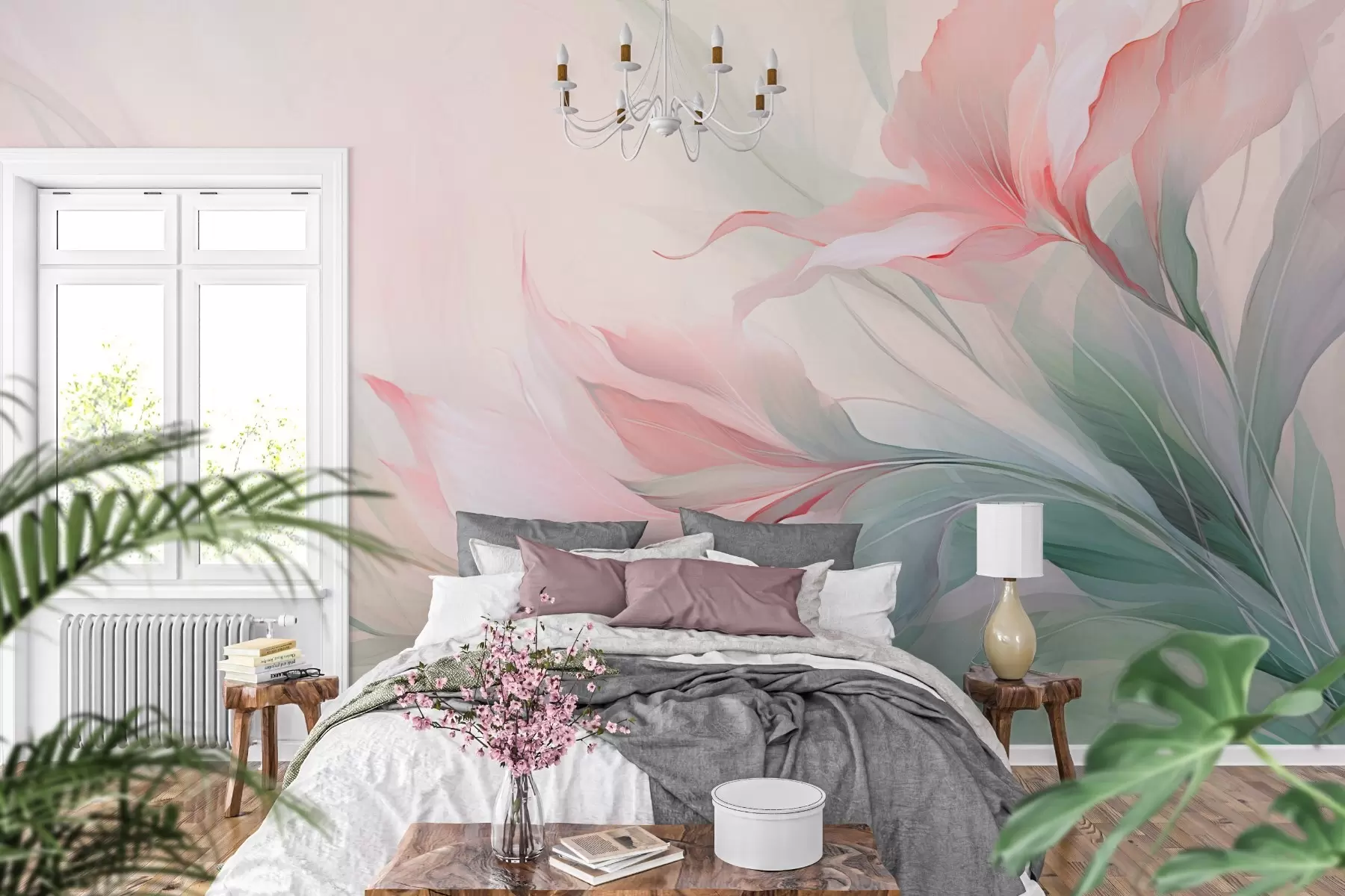 Fototapetes Smalki daudzkrāsaini motīvi w02596