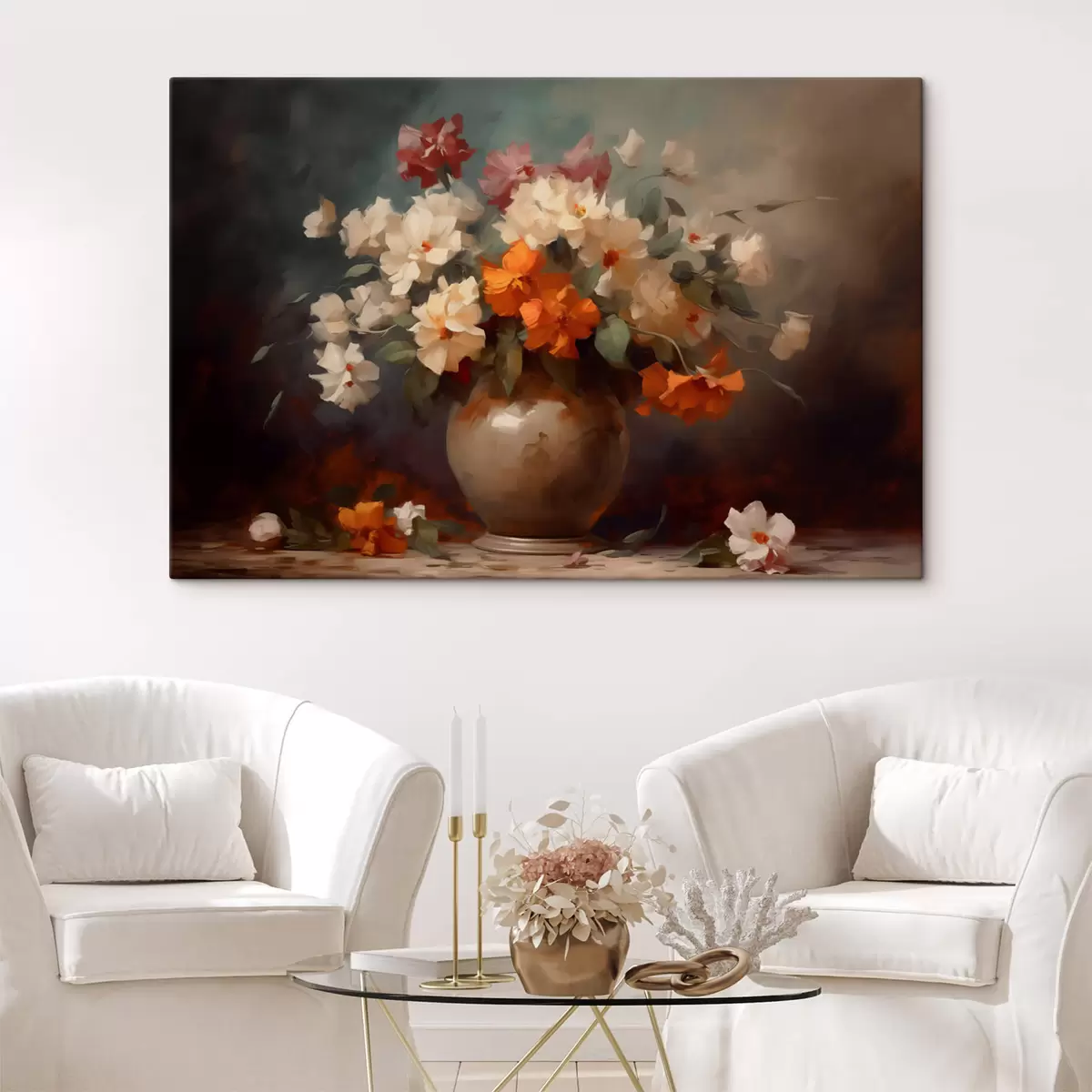 Glezna Ziedu pušķis vāzē s42113