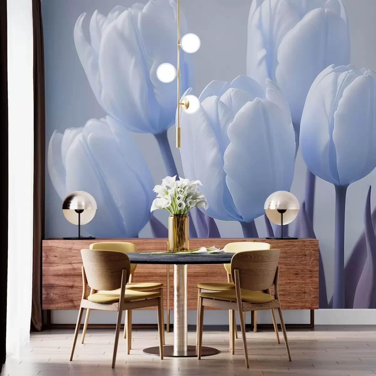 Fototapetes Delikāts tulpju pušķis w02616v1