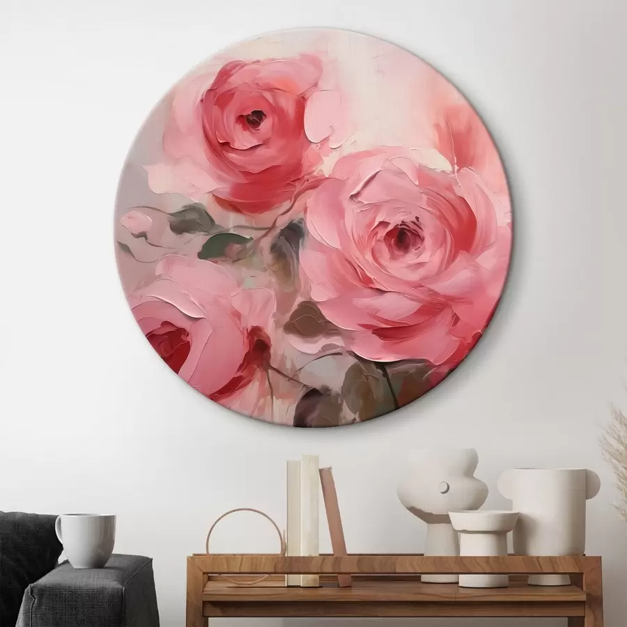 Glezna Abstraktā rožu imitācijas glezniecība r42138