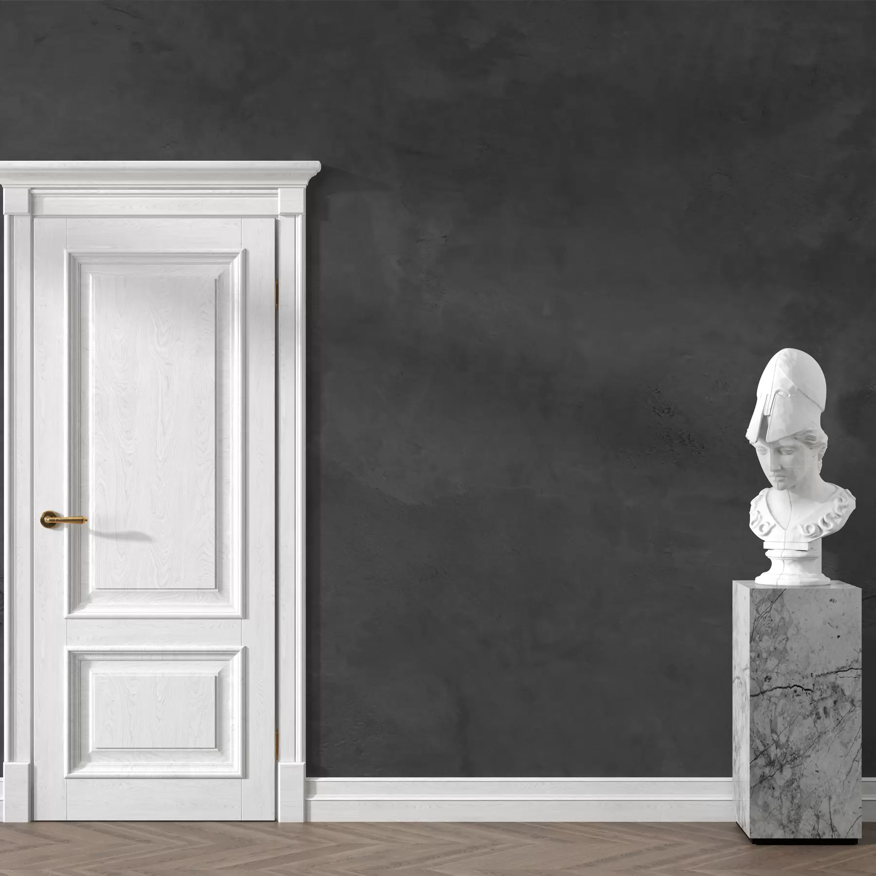 Fototapetes Tumšs fons ar betona sienas efektu w02553