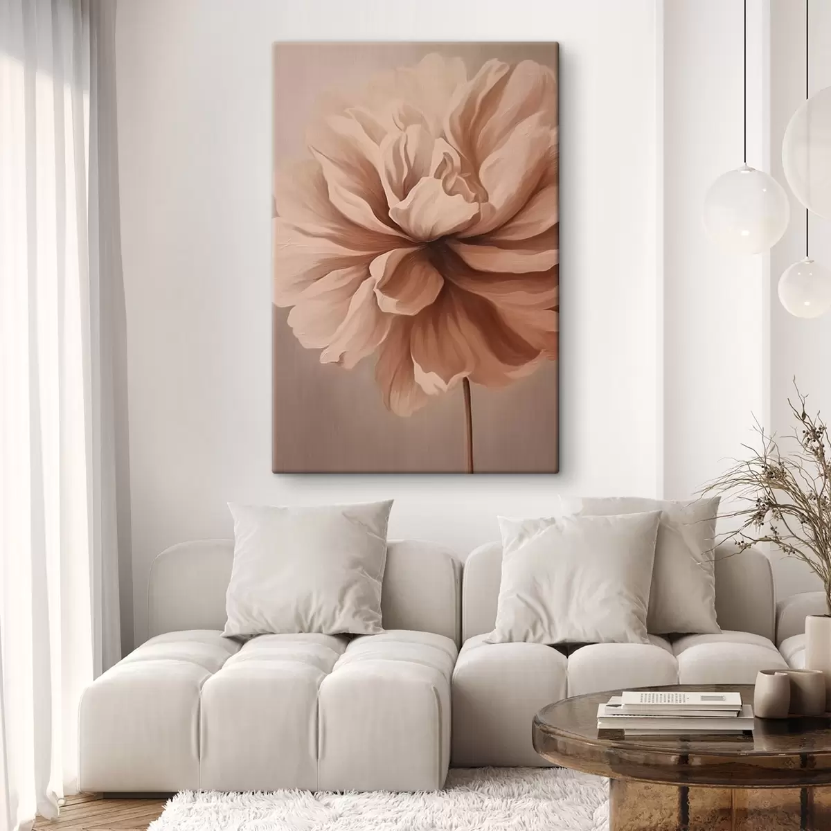 Glezna Maiga zieda maigās krāsās s42158