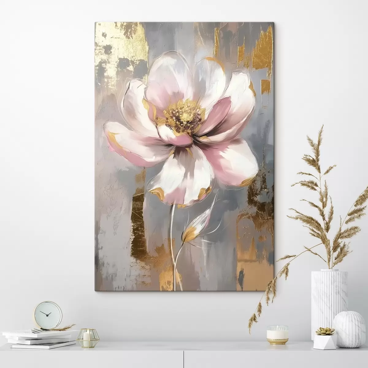 Glezna Zieds uz abstrakta fona s42167