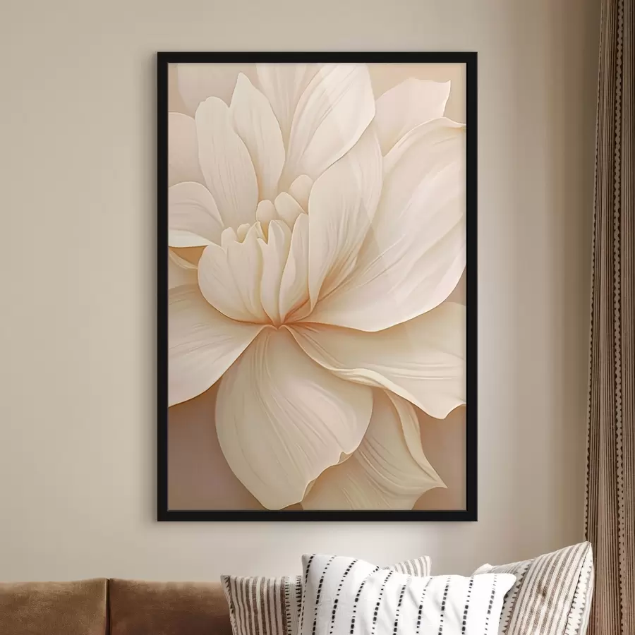 Fototapetes Krēmveida zieds f42165