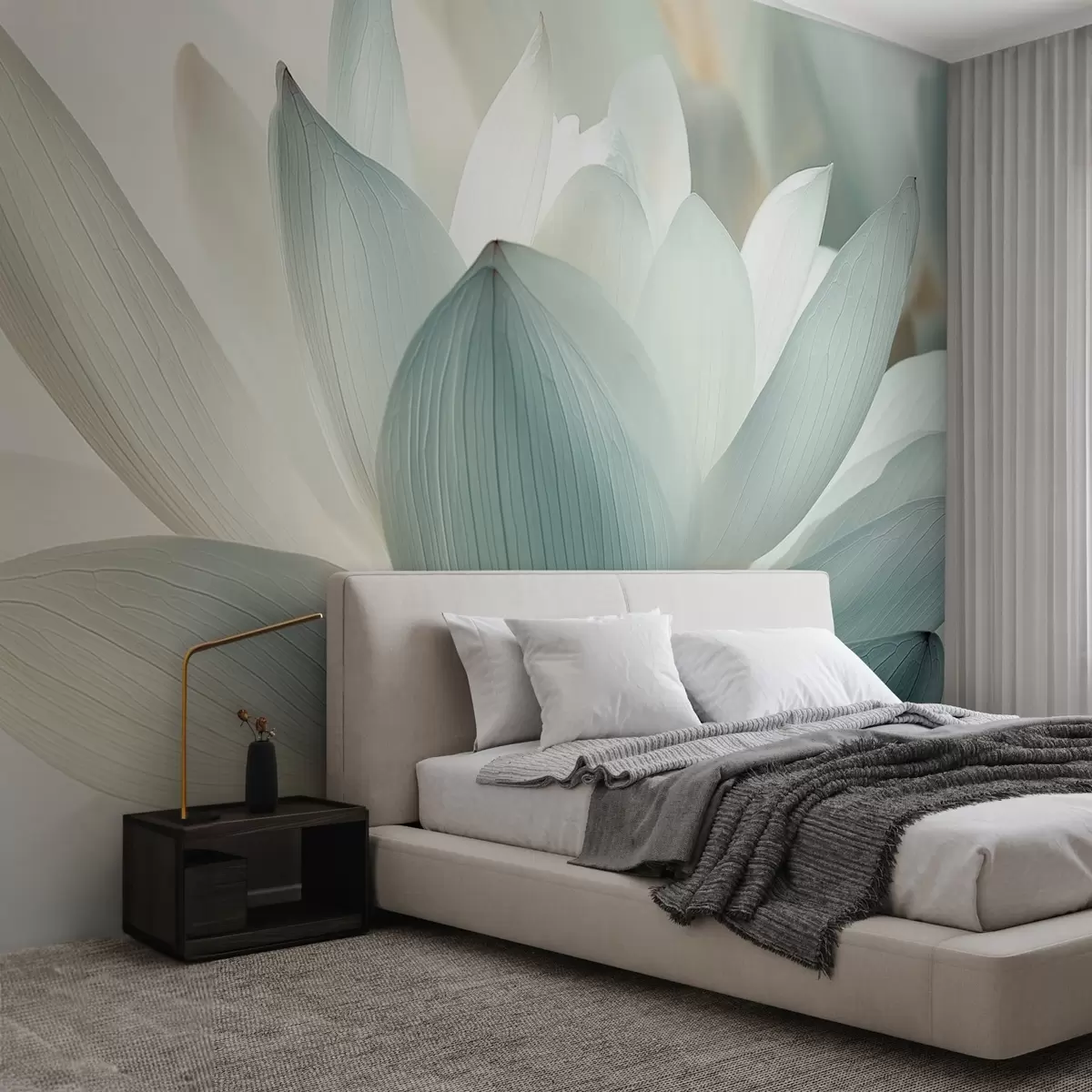 Fototapetes Elegants lotoss maigos toņos w08487