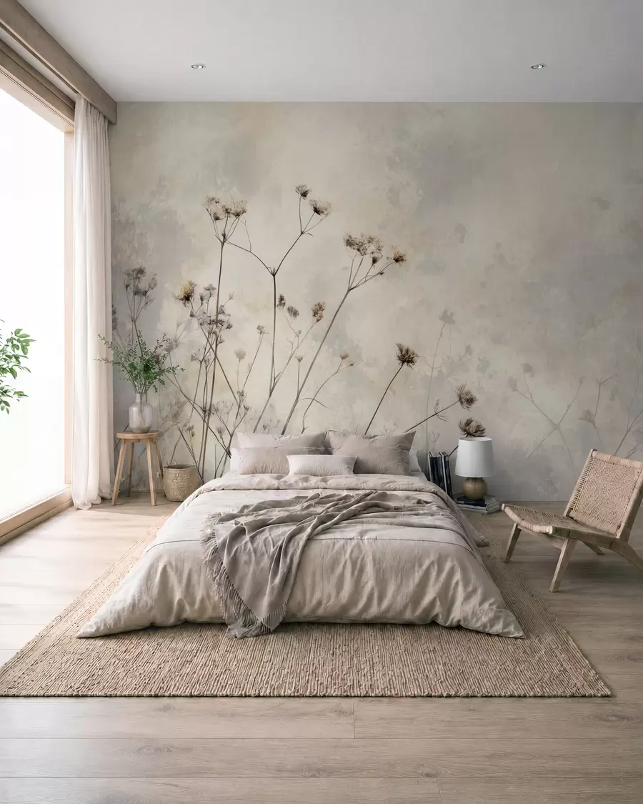 Fototapetes Herbārijs smilšu toņos w02684