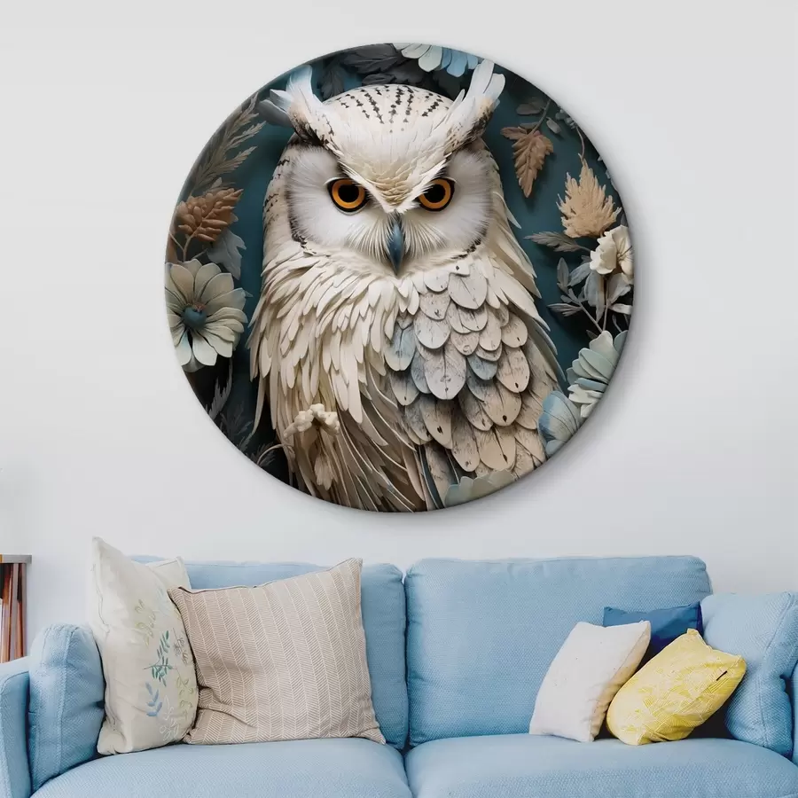 Glezna Baltā pūce r42283