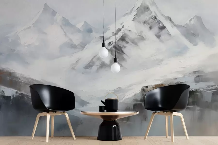 Fototapetes Stilizēti kalni w02681