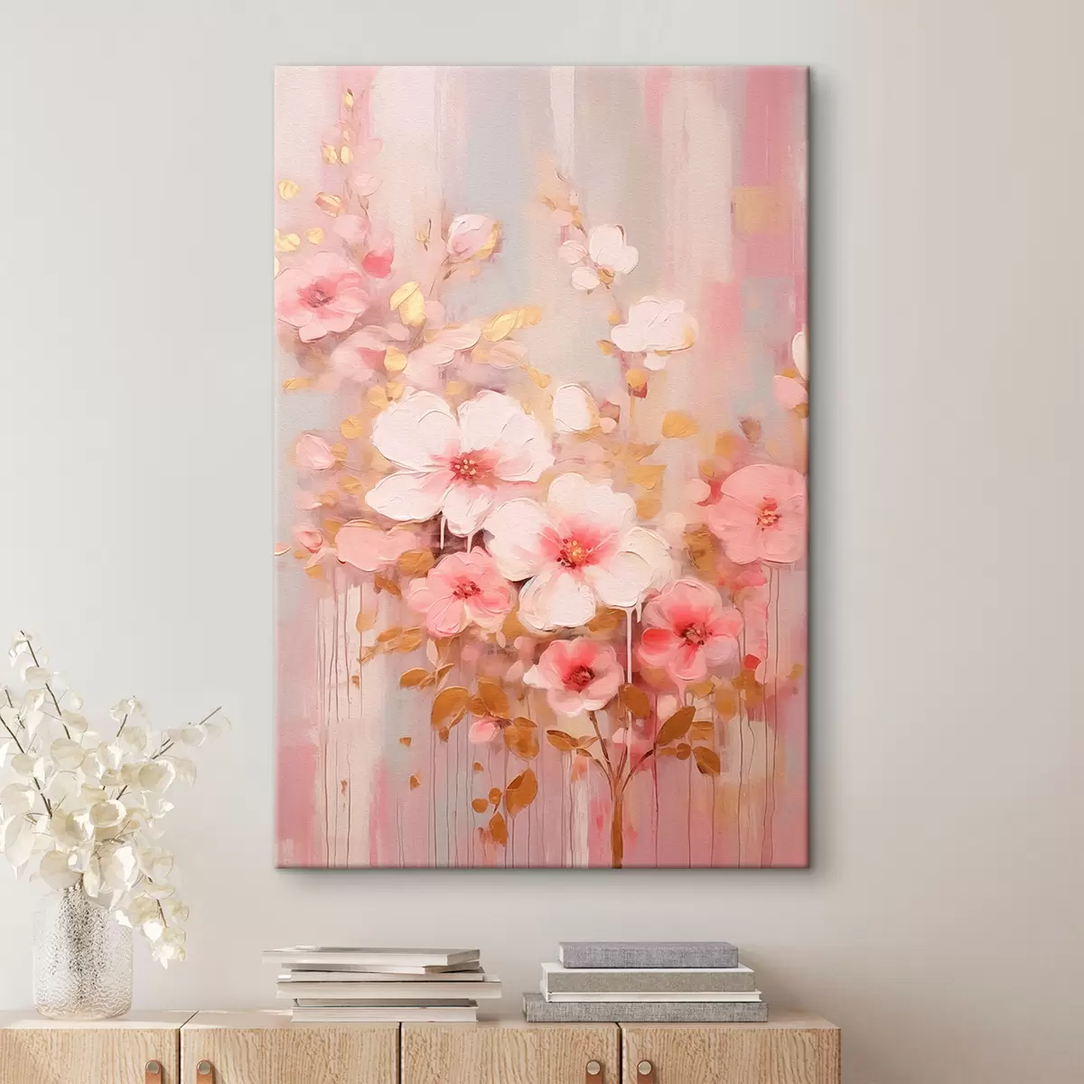 Glezna Skaisti rozā ziedi s42315