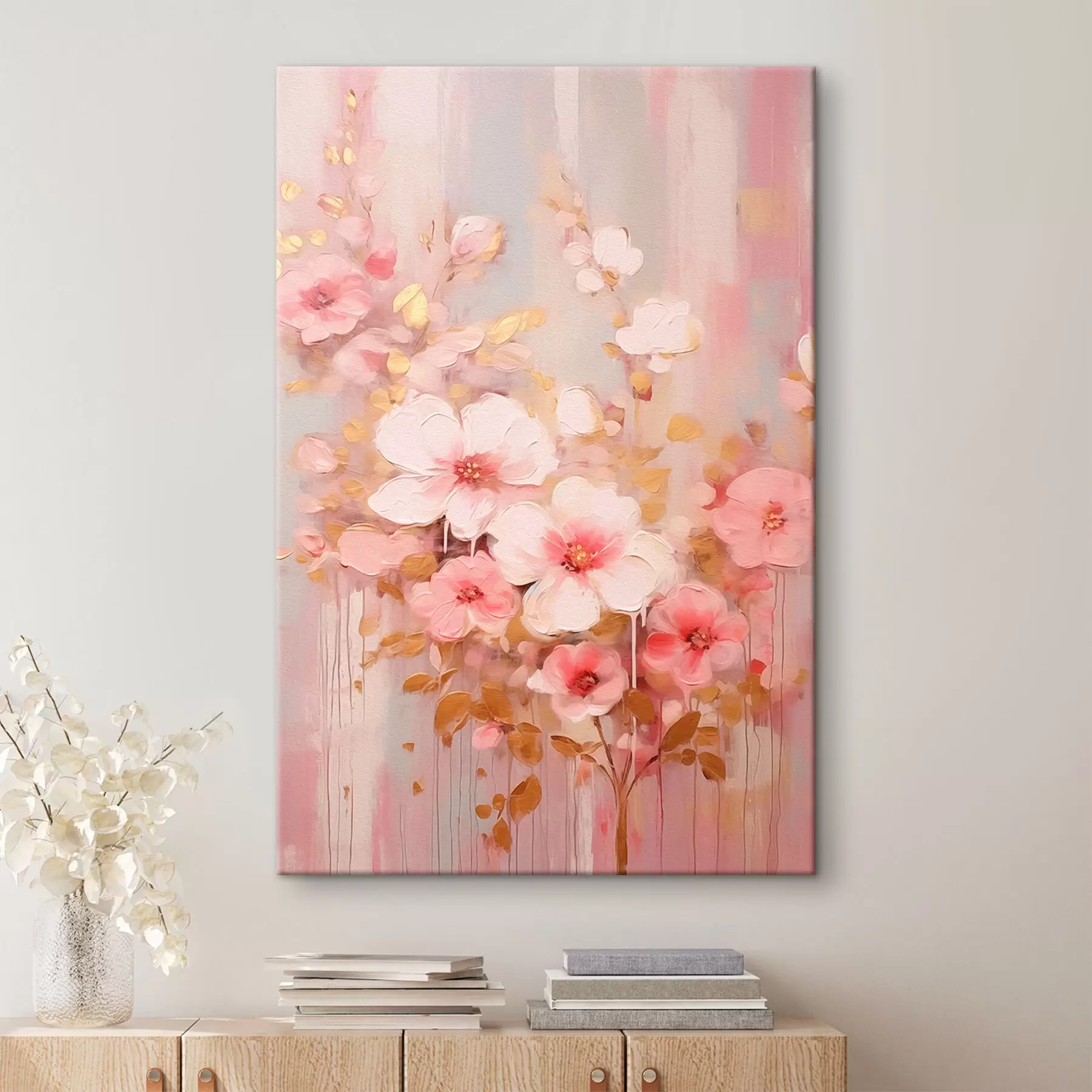 Glezna Skaisti rozā ziedi s42315