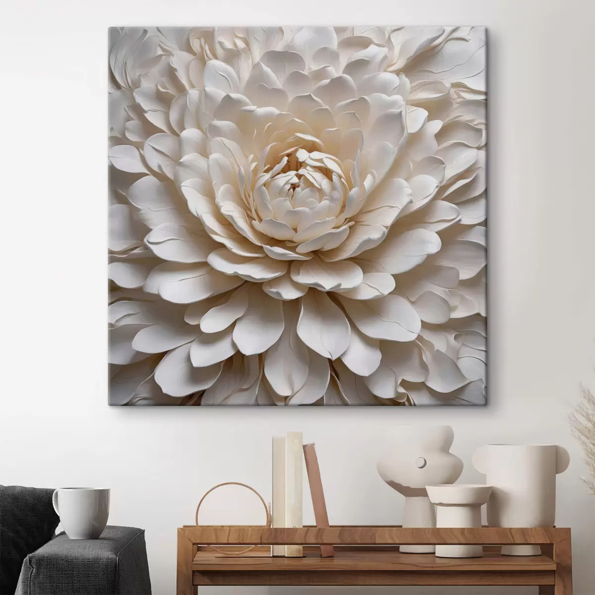 Glezna Lieli abstrakti ziedlapiņas s42131