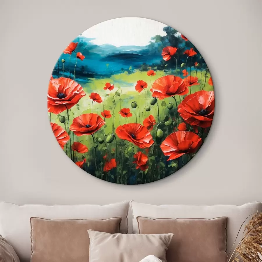 Glezna Magones uz akrila fona r41035