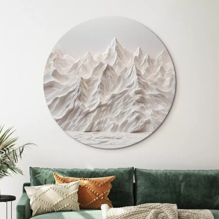 Fototapetes Balti abstrakti kalni r41037