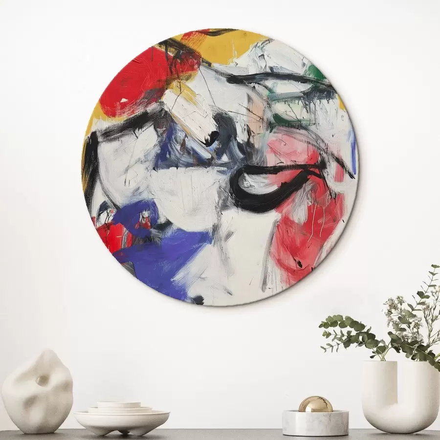 Glezna Abstraktie krāsu triepieni r41152