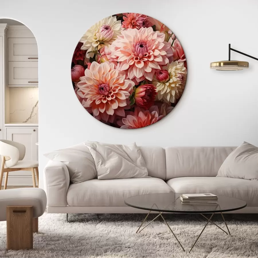 Glezna Ziedošas krizantēmas r41231