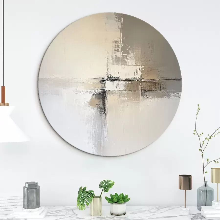 Glezna Abstrakcija smilškrāsas toņos r41353