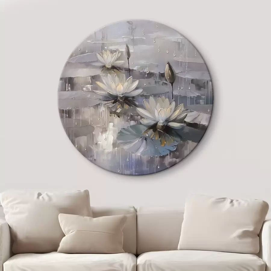 Fototapetes Stilīgas ūdensrozes ir jauna tendence r41400