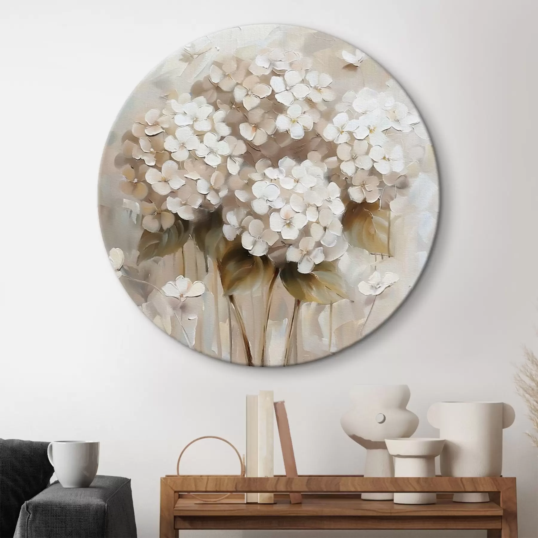 Glezna Hortenzijas ziedi r41403