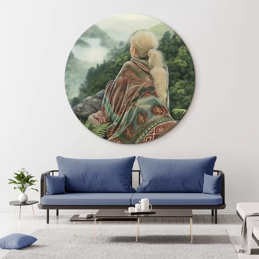 Glezna Pārdomas dabas mierīgajā apskāvienā r41454