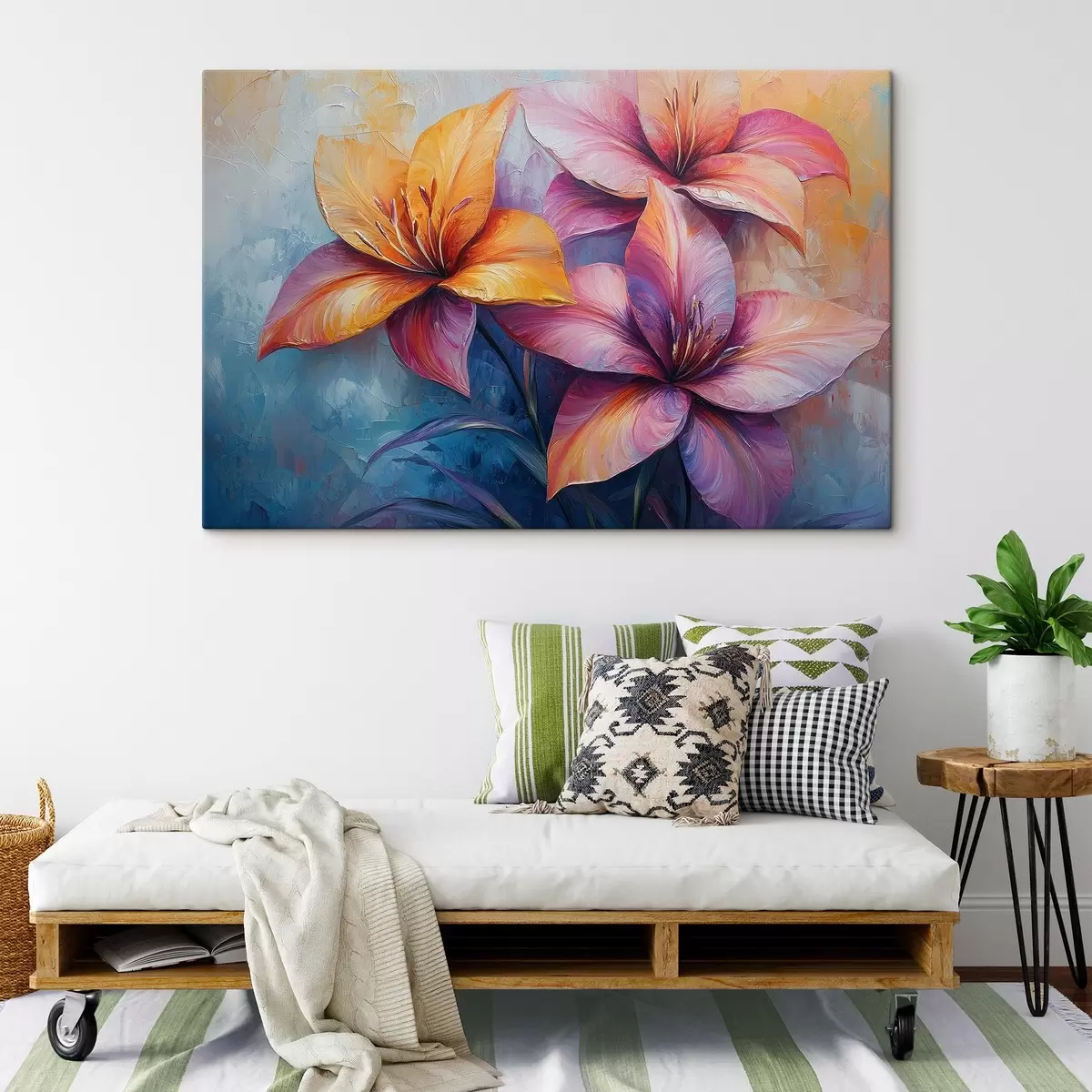 Glezna Trīs lieli ziedi s42328