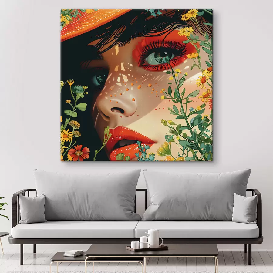 Glezna Spilgts meitenes izskats s42082