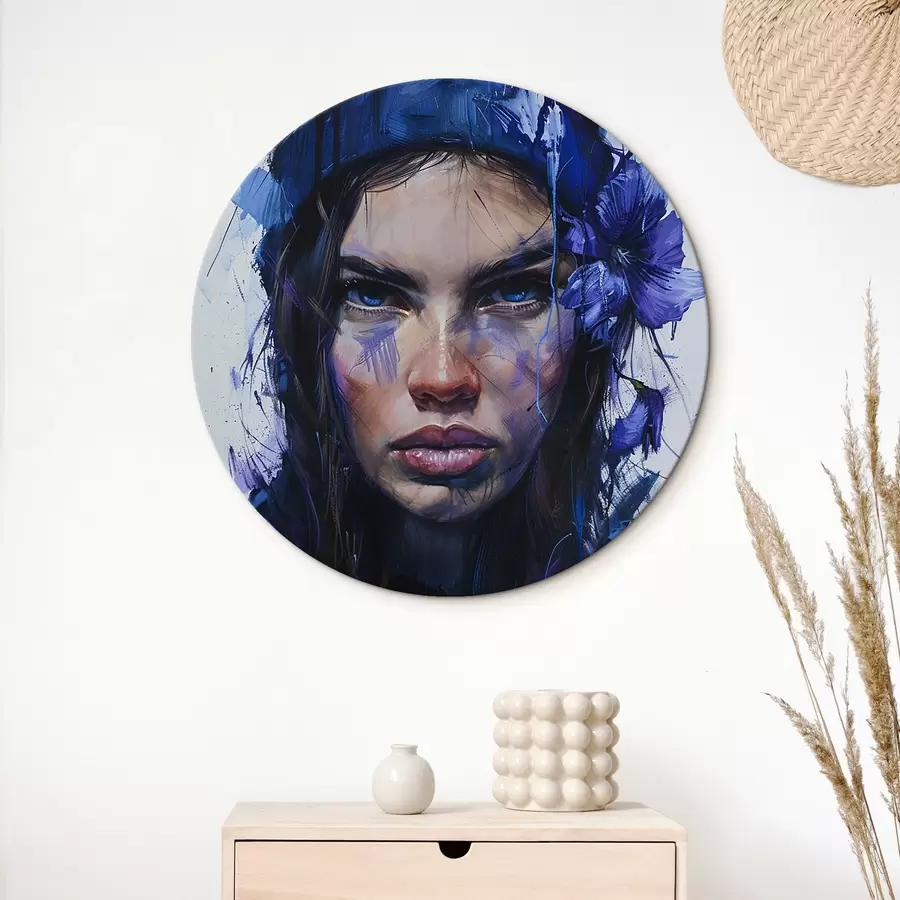 Glezna Meitenes portrets akvareļu stilā r42086