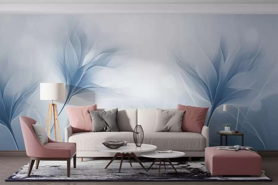 Fototapetes Mīksti caurspīdīgi ziedlapiņas w02697v2