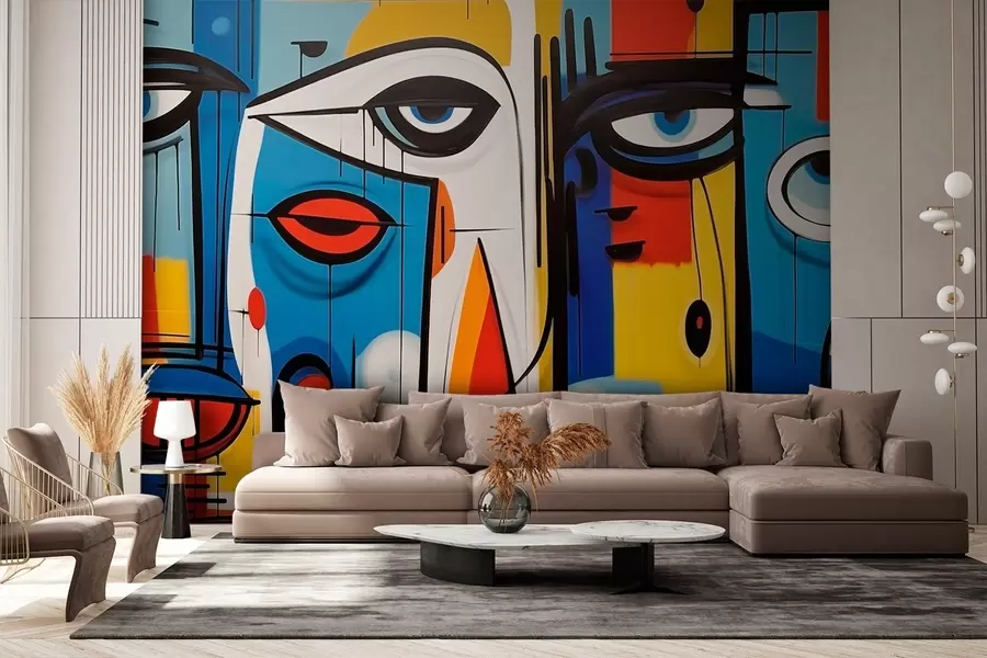 Fototapetes Abstraktais portrets w02698