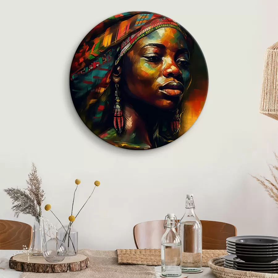 Glezna Spilgts sievietes portrets r31765