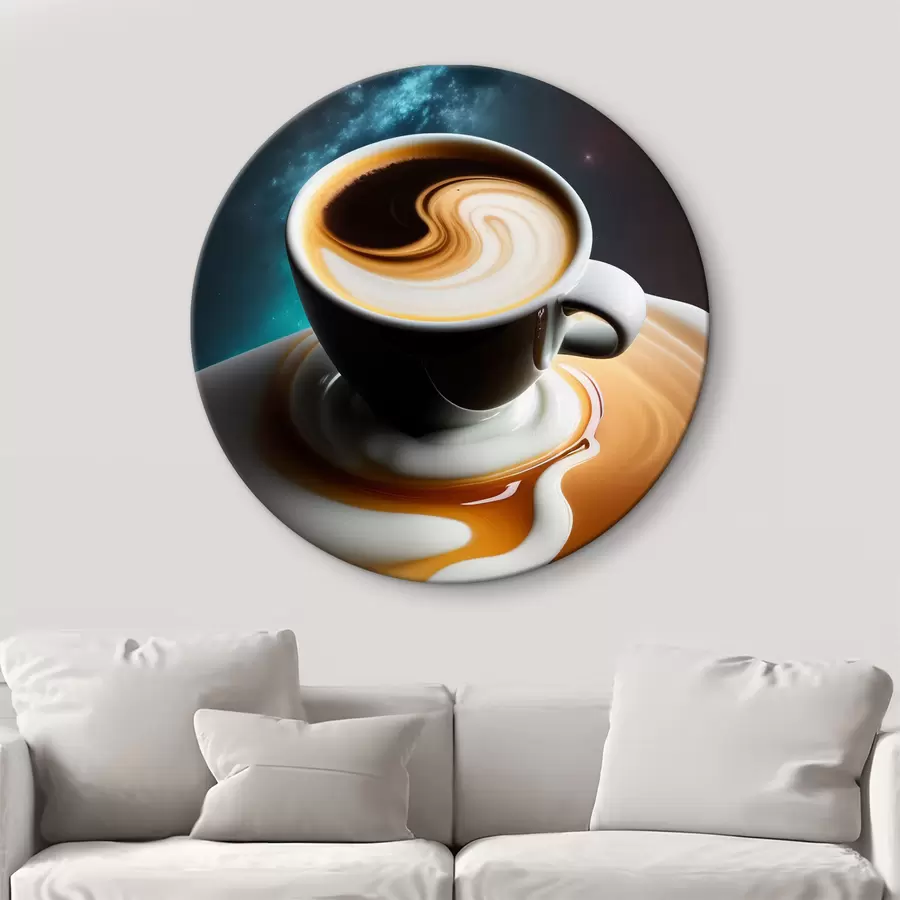 Glezna Kafija kosmosā r32143