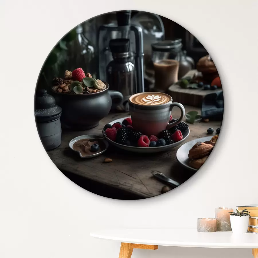 Glezna Veselīgas brokastis ar kapučīno r32154