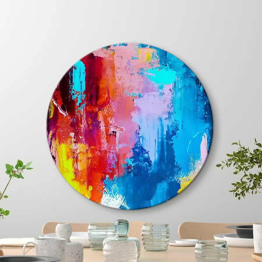 Glezna krāsaina abstrakcija r34051